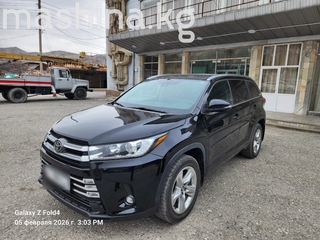 Toyota Highlander III (U50) Рестайлинг 2019